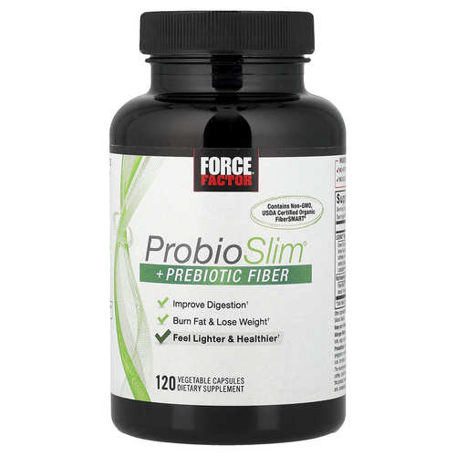 Force Factor ProbioSlim+益生元纤维益生菌每日坚持温和好节奏
