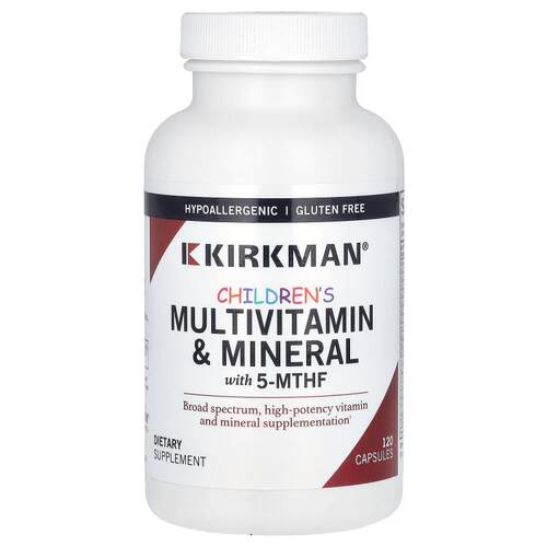 KirkmanLabs儿童复合维生素矿物质5-MTHF膳食补剂儿童健康抵御