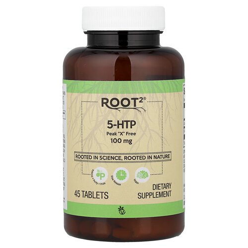 Vitacost Root2系列5-HTP5-羟基色氨酸下午出行自在间隙温和相伴