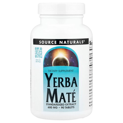 Source Naturals/源美马黛茶补充剂居家秋日感受静谧轻松相伴
