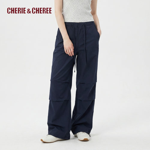 CHERIE&CHEREE26夏腰头抽绳伞兵裤休闲裤子CC6WLX4U240