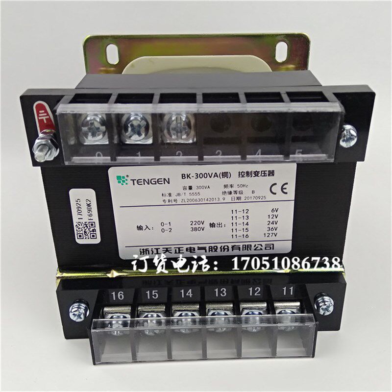 浙江天正电气BK-300VA磨床220V380V变127V36V24V12V6V控制变压器