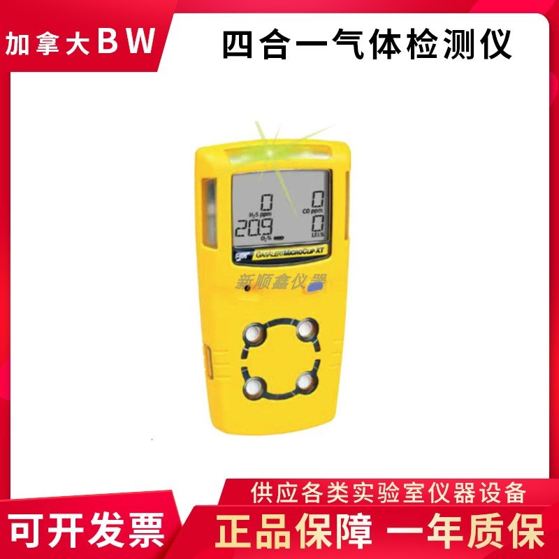 加拿大BW MCXL-4便携式四合一气体检测仪MCXL-XWHM-Y-CN 船用