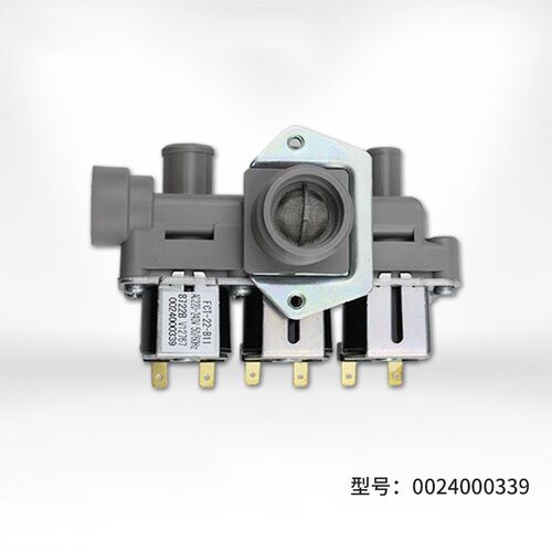 三连进水电磁阀FCT-22-B11/B13适用海尔滚筒洗衣机配件0024000339