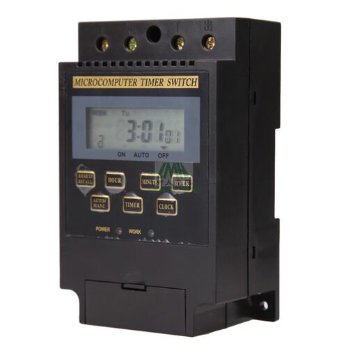 出口英文显示KG316T微电脑时控开关定时器110V计时控制器10A 25A