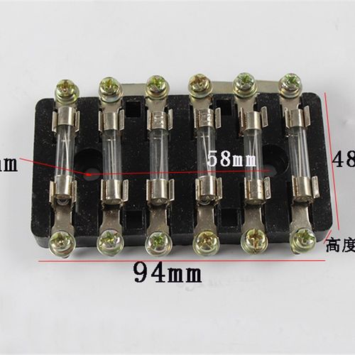 叉车配件 叉车六挡保险丝盒BX306 保险丝座管式适用杭叉合力2-3吨