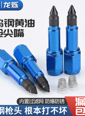 黄油枪头进口黄油枪嘴头锁钳式高压黄油嘴自锁平头软硬管油枪配件