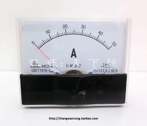 订做44C2单向机械指针式电流表直流电流表30A 50A 100A 200A