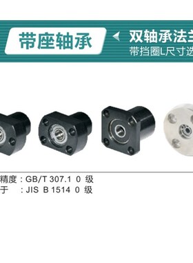 BFP01 02 03 11 12 13 21 22 23 带座轴承 双轴承法兰型 带挡圈