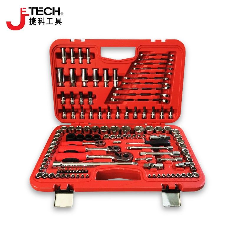 捷科JETECH公英制套筒套装汽修专用123件套SK-123SP