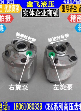 CBK-F105BL  CBK-F108BL  CBK-F110BL高压齿轮油泵CBK-F116 F120