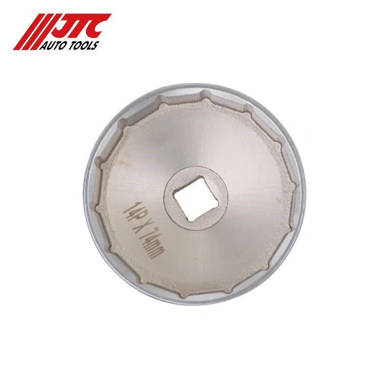 台湾JTC6764 适用奔驰机油滤芯扳手碗式14边 74mm 汽修专用工具