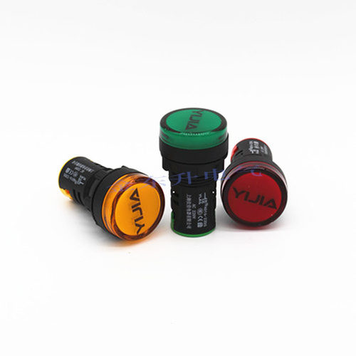 一佳AD16-22D红绿黄电源LED指示灯信号灯220 12 24V 22mm纯色正品