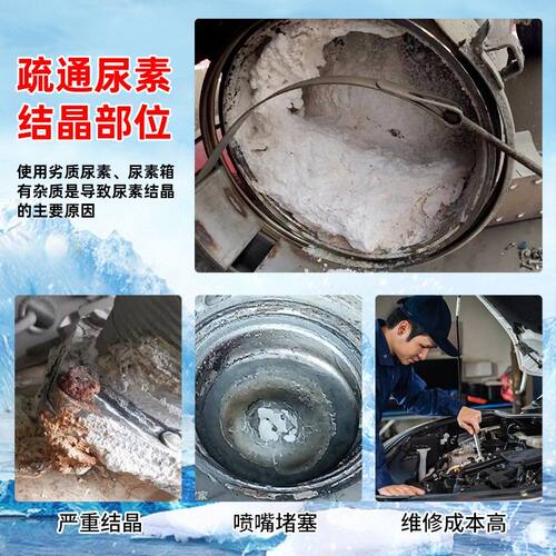 柴油车尿素结晶清洗剂疏通SCR尿素系统防止尿素滤芯喷嘴结晶改善
