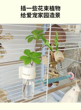 优嗖鹦鹉谷穗夹卡扣玩具磨牙棒固定花瓶多功能蔬菜水果夹鸟笼配件
