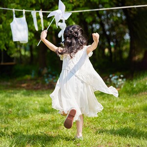 【西子问】女童改良小旗袍裙新中式汉服夏季2024新款仙气夏装荔栀