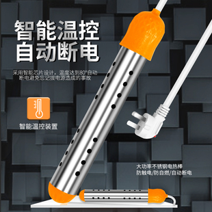 热得快烧水器自动断电安全家用宿舍用桶烧洗澡大功率烧水棒电老虎