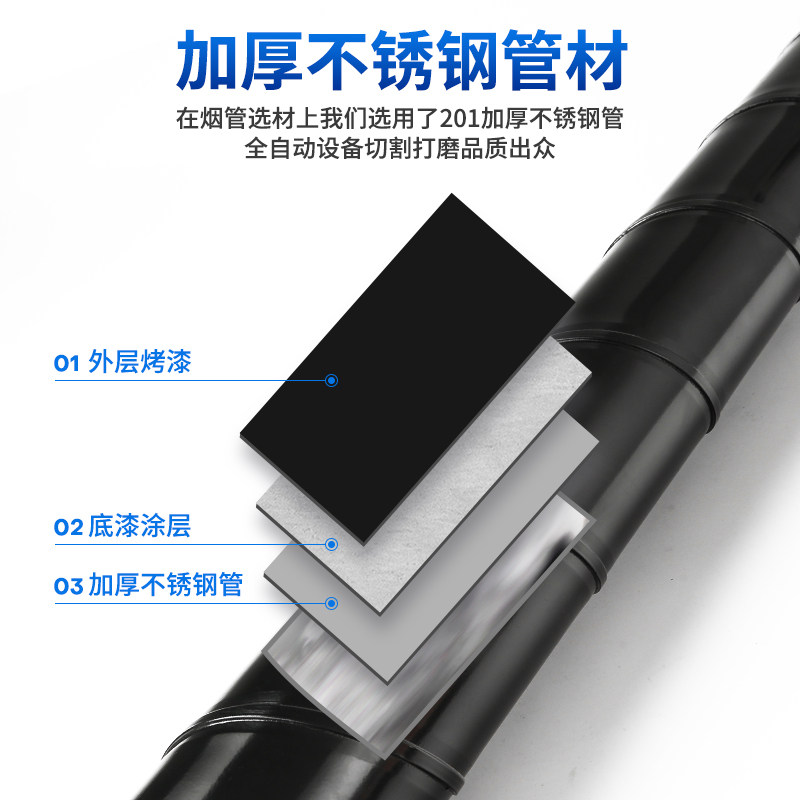 直排烟风机商用升降烤肉排烟管韩式烧烤排烟系统可伸缩排风管电机