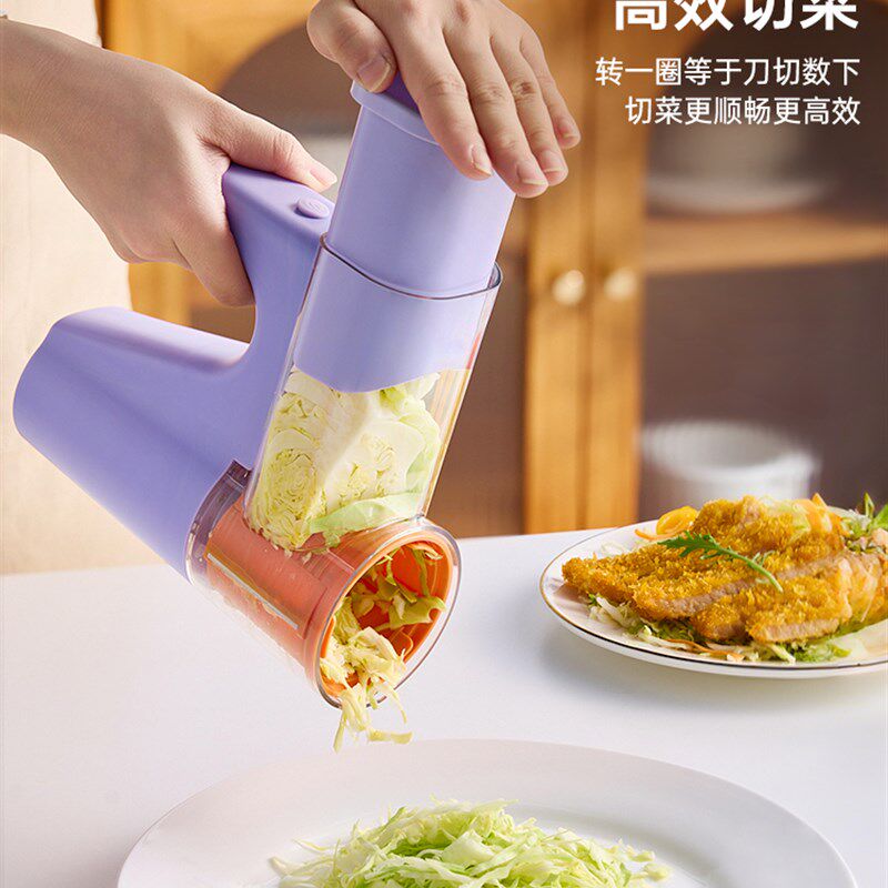 卡屋电动手持切片机家用切菜神器沙拉土豆丝刨丝全自动蔬菜切丝机