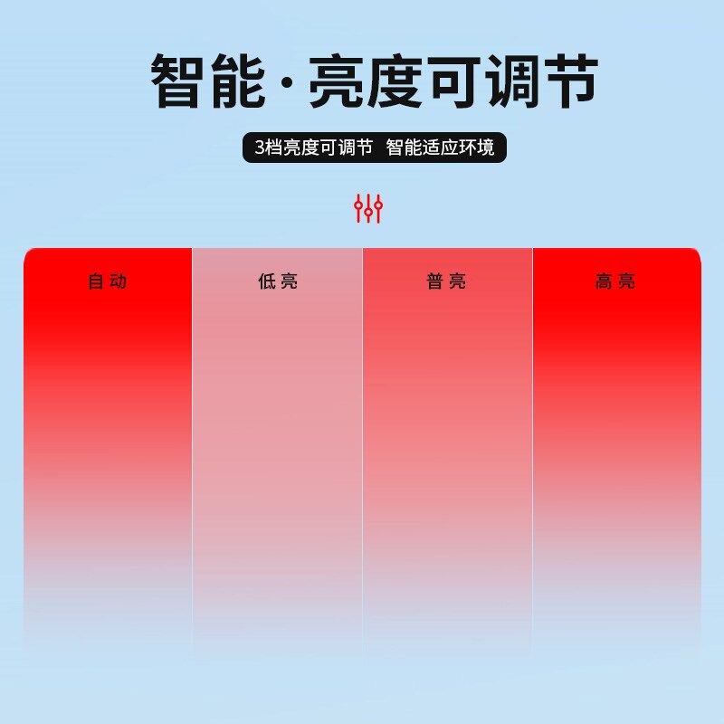 数码万年历电子钟客厅挂墙挂钟卫星授时家用时尚LED夜光静音表