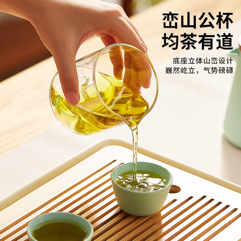 功夫茶具套装陶瓷过滤泡茶壶茶杯高端家用简约茶盘办公室会客喝茶