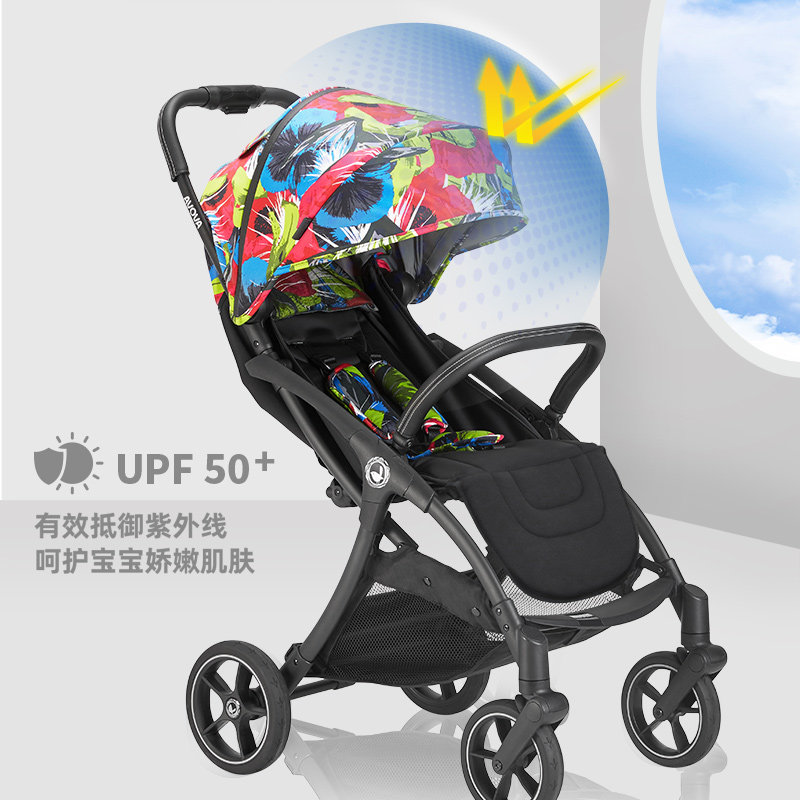 AVOVA城市猎人婴儿推车可坐可躺一键折叠高景观全地形推车