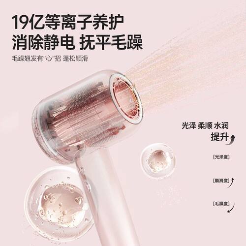 【阿Sa同款】【璀璨粉金礼盒】 CONFU康夫高速吹风机F9等离子家用
