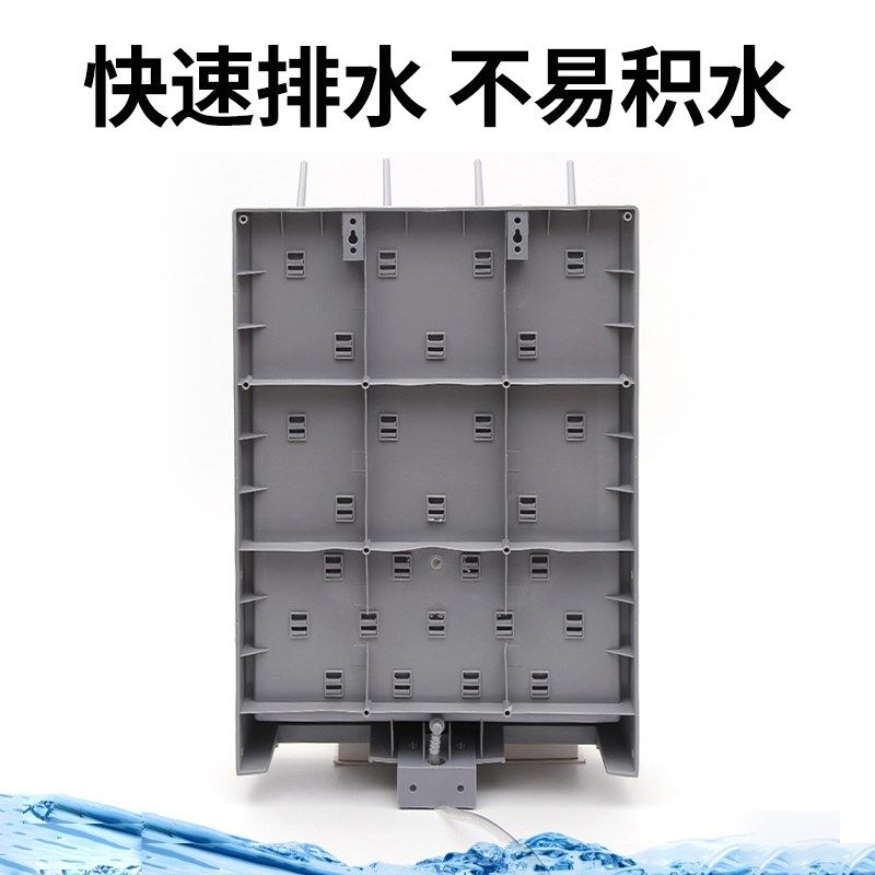 实验室沥水架双面专用27柱pp滴水架52棒粘贴化验室器皿凉干烧杯架