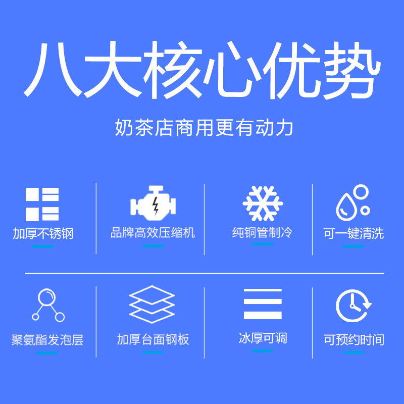 MEIFEI商用吧台制冰机奶茶工作台全自动日制冰量100公斤水冷风冷