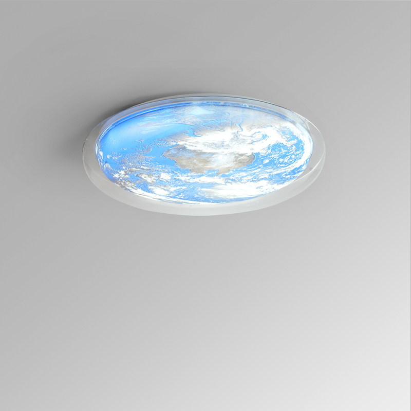 至御全光谱极简吸顶灯简约护眼地球儿童卧室星球圆形月球客厅主灯