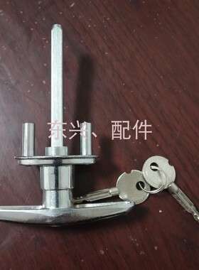 车库门锁手动锁十字锁应急锁把手锁卷帘门锁遥控翻板车库门锁芯