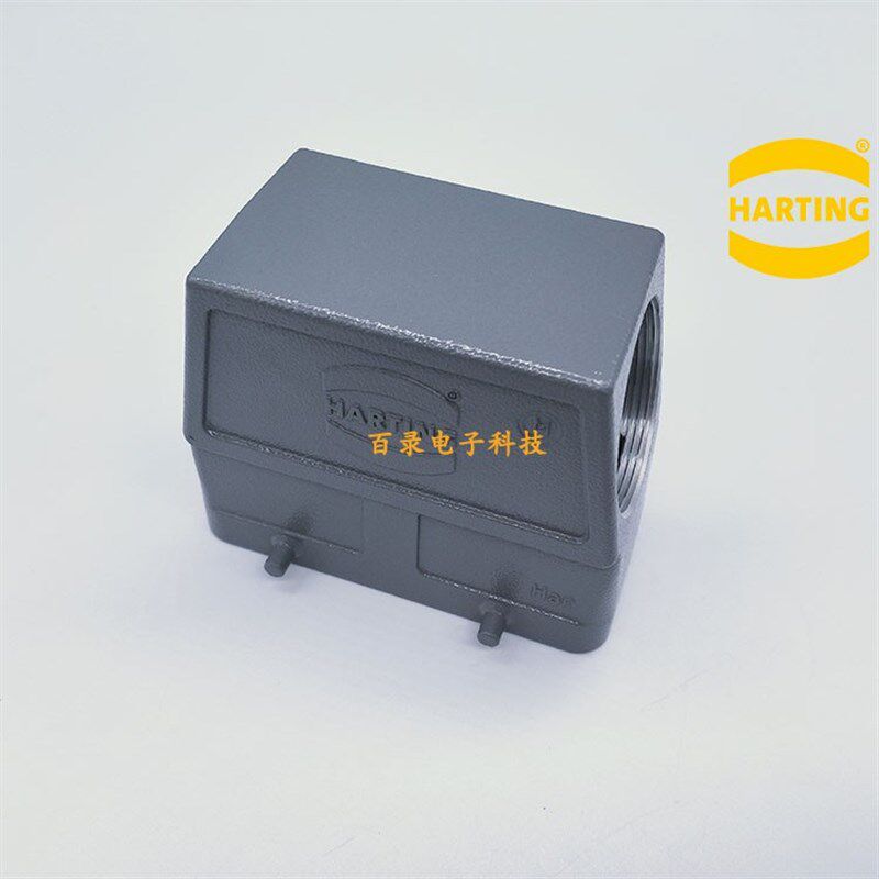 harting重载连接器19300160528 16针/芯外壳M40 浩亭矩形航空插头