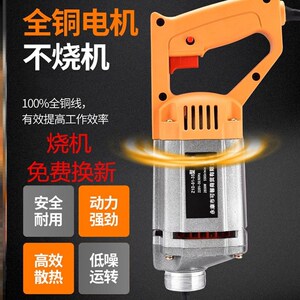 建筑工程用两项二相电震东棒220v伏大功率水泥砼捣泵混凝土振动棒