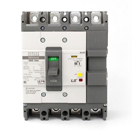 LS产电LG塑壳漏电断路器EBS103C 3P 60A 75A 100A开关EBS104C 4P