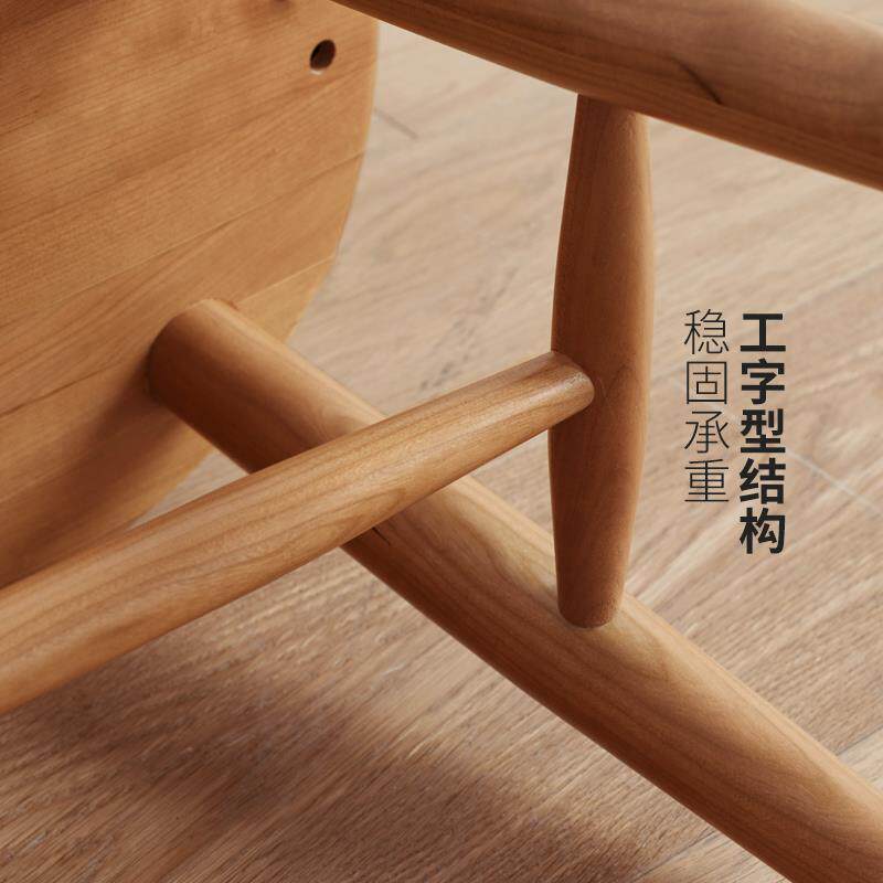 实木化妆凳软包凳子卧室梳妆凳家用简约换鞋凳樱桃木凳子化妆凳