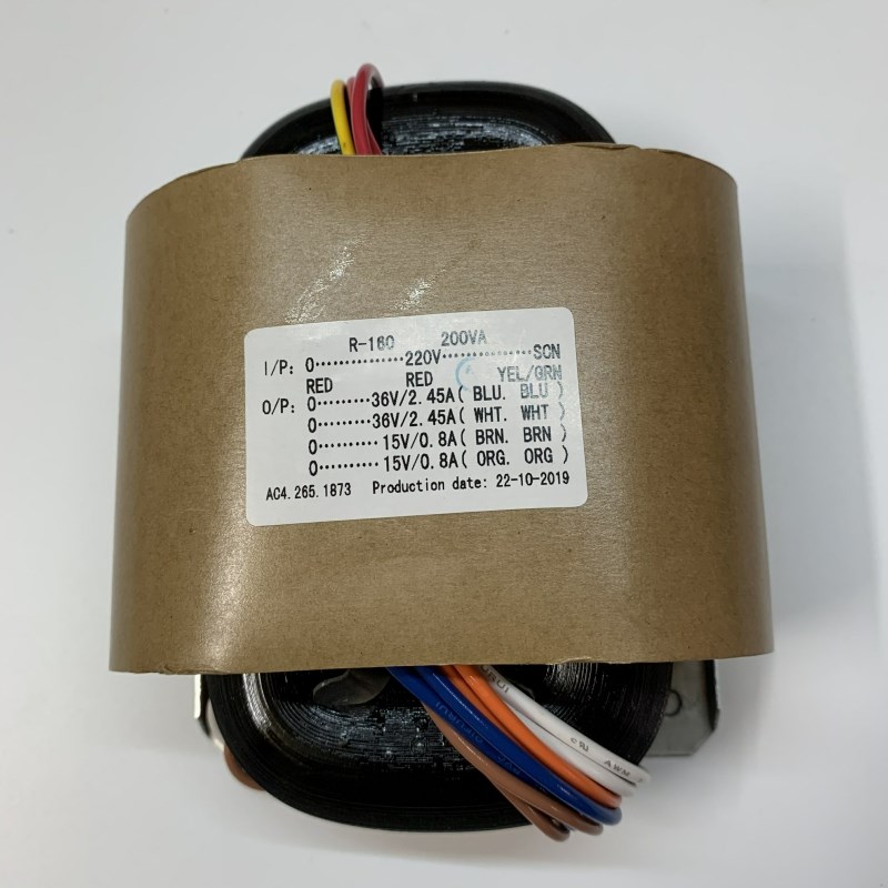 R型电源变压器200W 双36V+双15V R牛 音响变压器 铜线 220V