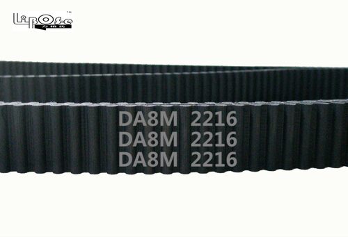 HTD 双面齿 DA8M 2216 277齿 橡胶 同步带 圆弧齿 传动带