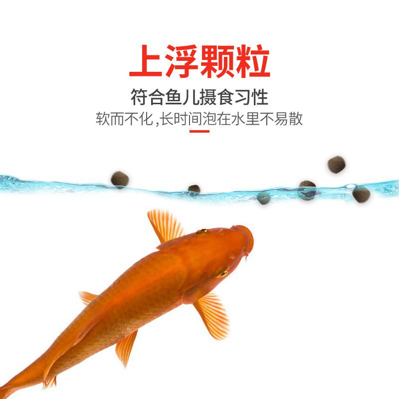 统一锦鲤饲料宝多福增色罗汉鱼饲料鱼池鱼食金鱼锦鲤鱼粮鱼食包邮
