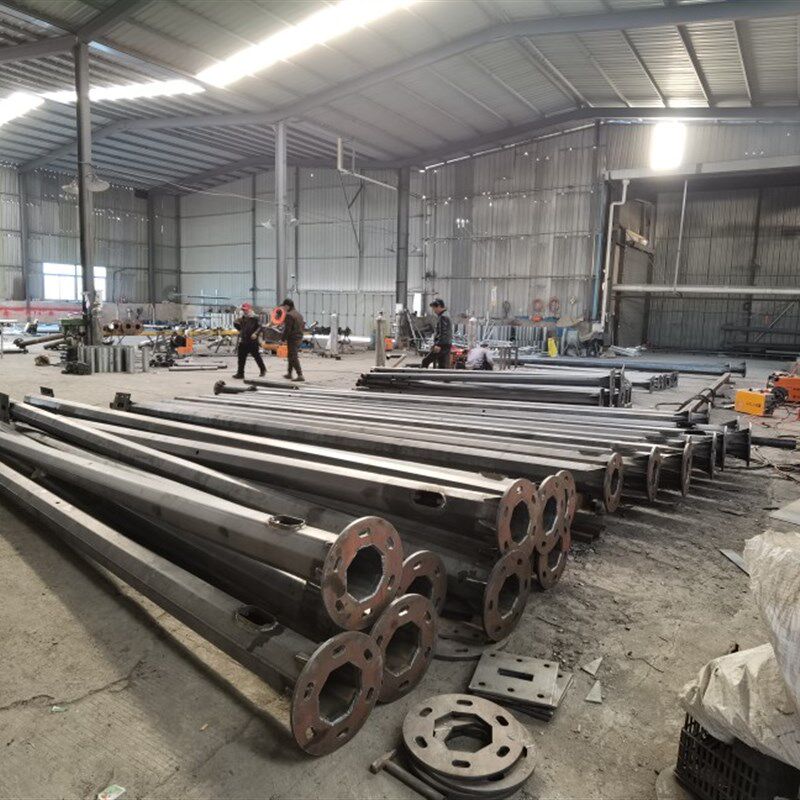 道路八角杆锥形杆标志杆6/7/8米监控N立柱T型L型信号灯杆