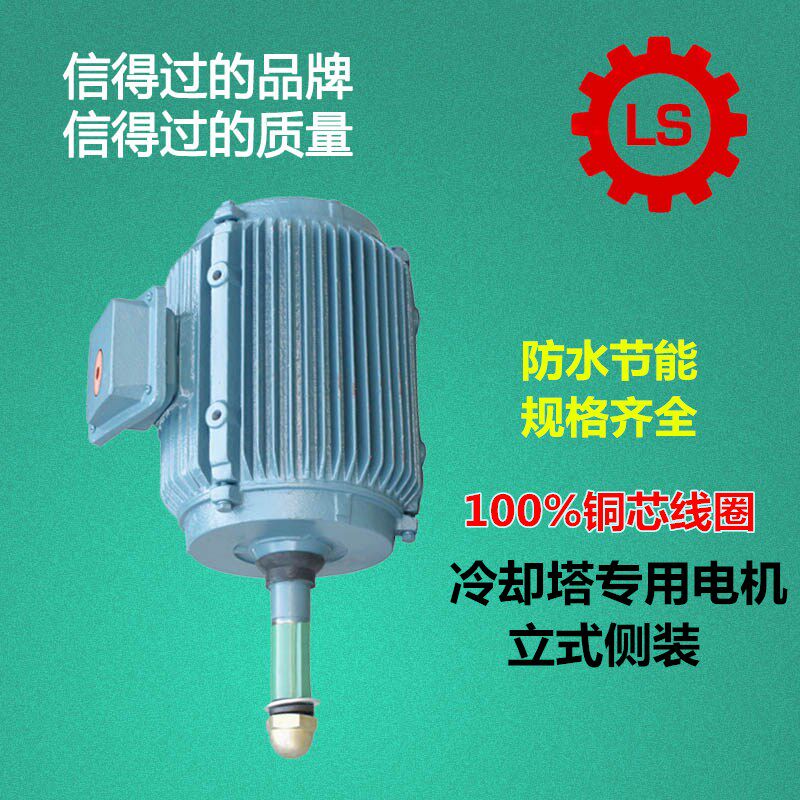 冷却塔配件散热制冷风扇电机风机马达2.2KW-8P立式铜芯防水电机
