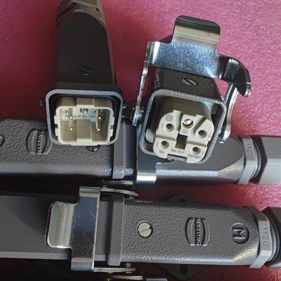 HARTING德国浩亭09200042611连接器Han-4A-M公芯5针10A原装现货
