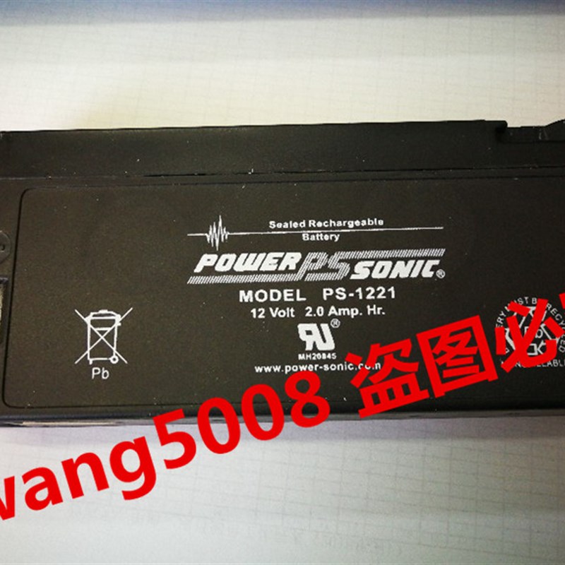 POWER SONIC电瓶 PS-1221 12V Volt 2.0Amp.Hr仪器仪表用蓄电池