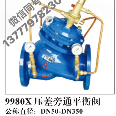 正品埃美柯9980X J745X-16Q 压差旁通平衡阀DN40---DN250