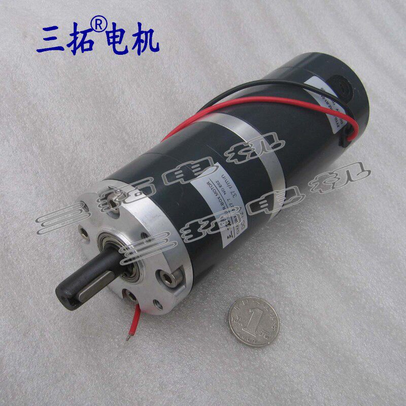 三拓GX45/50/60mm 12V 24V 行星齿轮减速有刷直流电机 大扭矩马达