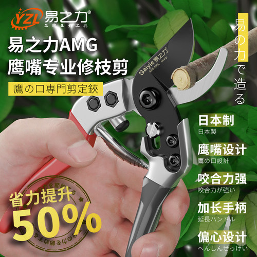 日本原装进口修枝剪园艺剪树枝专用剪刀艺园剪花剪树剪子果树花木