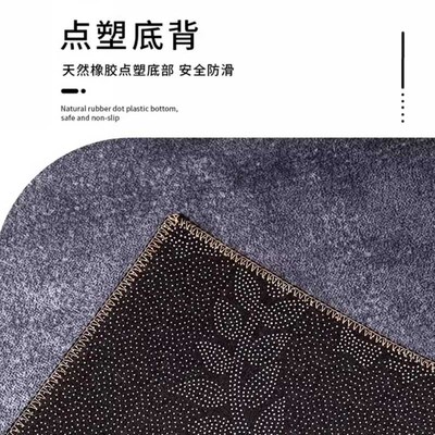 客厅黑白抽象错觉茶几垫家用个性旋涡地毯视觉3D效果立体眩晕地垫