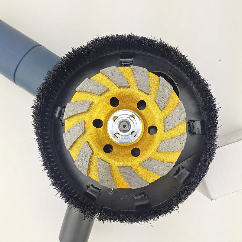 角磨机吸尘罩防护罩打磨切割集尘保护罩石材混凝土手磨机100型125
