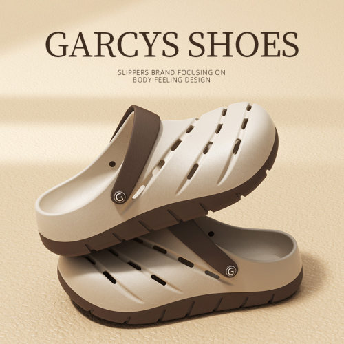 garcys夏季洞洞鞋厚底eva防滑