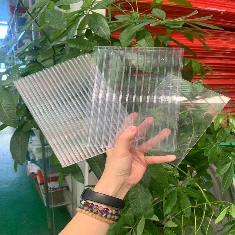 PC阳光板聚碳酸酯m幕墙挡雨板PC插接板隔热遮阳阳台雨棚橙色四层