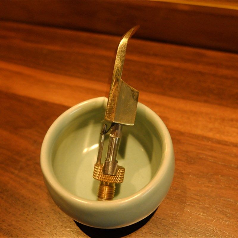 默出品 皮革烫边头 E法式烫边头 黄铜熨斗